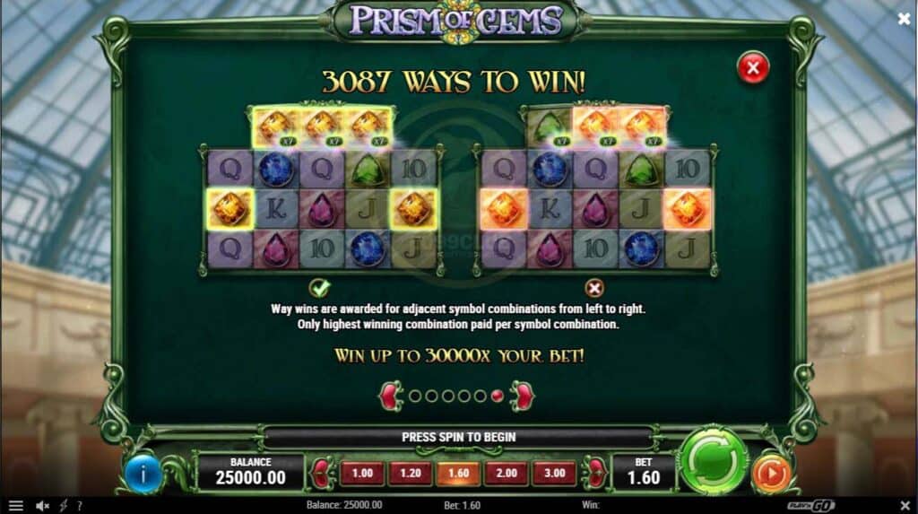 3087 ways to win prism of gems slotxoeasy