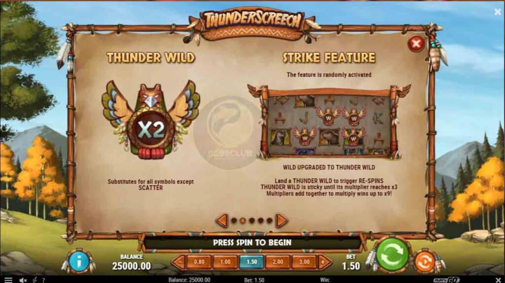 thunder wild&strike feature thunder screech slotxoeasy