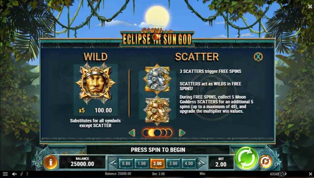 wild&scatter cat wilde in the eclipse of the sun god slotxoeasy